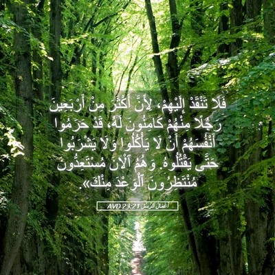 Picture 05 - أَعْمَالُ ٱلرُّسُلِ 23:21 AVD - فَلَا تَنْقَدْ - Bible Verse Picture