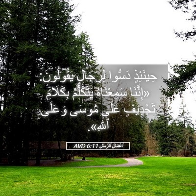 Picture 05 - أَعْمَالُ ٱلرُّسُلِ 6:11 AVD - حِينَئِذٍ دَسُّوا - Bible Verse Picture