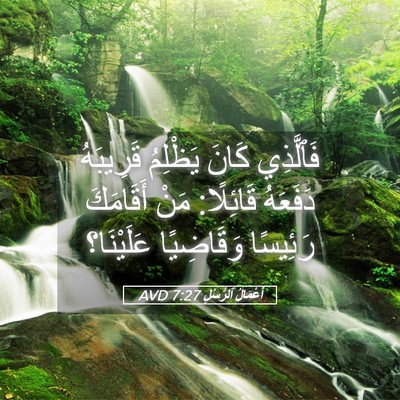 Picture 05 - أَعْمَالُ ٱلرُّسُلِ 7:27 AVD - فَٱلَّذِي كَانَ يَظْلِمُ - Bible Verse Picture