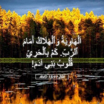 Picture 05 - أَمْثَالٌ 15:11 AVD - اَلْهَاوِيَةُ - Bible Verse Picture
