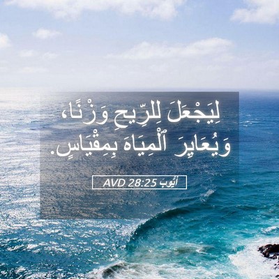 Picture 05 - أَيُّوبَ 28:25 AVD - لِيَجْعَلَ لِلرِّيحِ - Bible Verse Picture