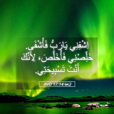 Picture 05 - إِرْمِيَا 17:14 AVD - اِشْفِنِي يَارَبُّ - Bible Verse Picture