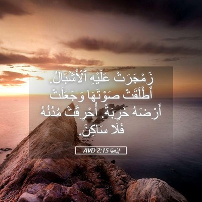 Picture 05 - إِرْمِيَا 2:15 AVD - زَمْجَرَتْ عَلَيْهِ - Bible Verse Picture