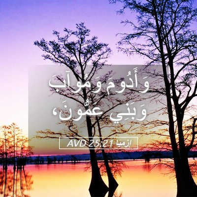 Picture 05 - إِرْمِيَا 25:21 AVD - وَأَدُومَ وَمُوآبَ - Bible Verse Picture