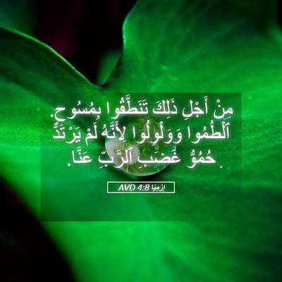Picture 05 - إِرْمِيَا 4:8 AVD - مِنْ أَجْلِ ذَلِكَ - Bible Verse Picture
