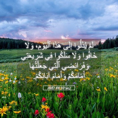 Picture 05 - إِرْمِيَا 44:10 AVD - لَمْ يُذَلُّوا إِلَى هَذَا - Bible Verse Picture