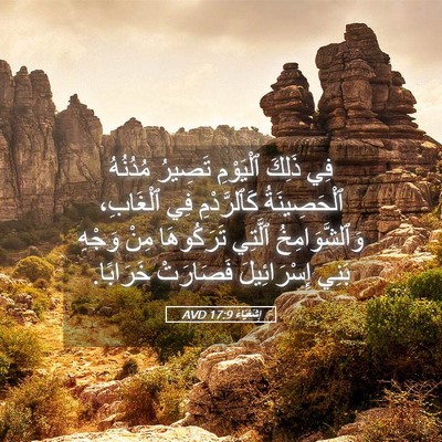 Picture 05 - إِشَعْيَاءَ 17:9 AVD - فِي ذَلِكَ ٱلْيَوْمِ - Bible Verse Picture