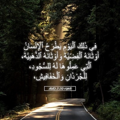 Picture 05 - إِشَعْيَاءَ 2:20 AVD - فِي ذَلِكَ ٱلْيَوْمِ - Bible Verse Picture