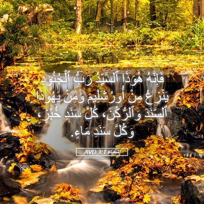 Picture 05 - إِشَعْيَاءَ 3:1 AVD - فَإِنَّهُ هُوَذَا - Bible Verse Picture