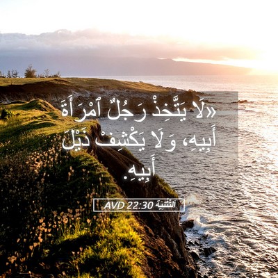 Picture 05 - اَلتَّثْنِيَة 22:30 AVD - «لَا يَتَّخِذْ رَجُلٌ - Bible Verse Picture