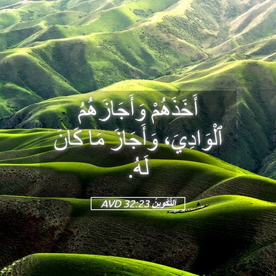 Picture 05 - اَلتَّكْوِينُ 32:23 AVD - أَخَذَهُمْ وَأَجَازَهُمُ - Bible Verse Picture