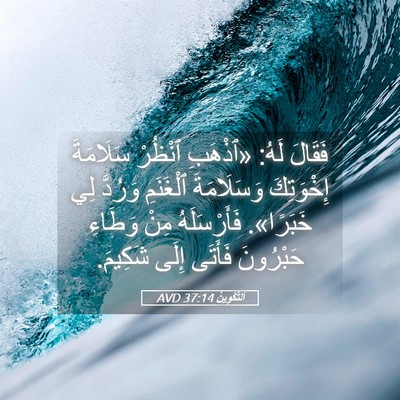 Picture 05 - اَلتَّكْوِينُ 37:14 AVD - فَقَالَ لَهُ: «ٱذْهَبِ - Bible Verse Picture