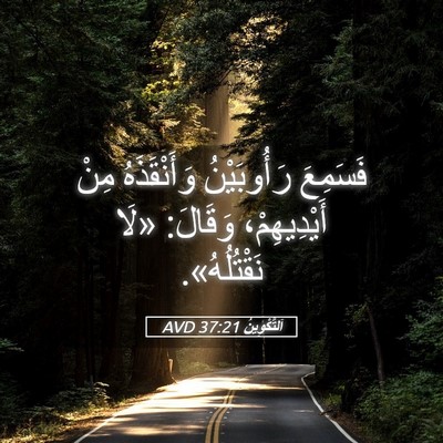 Picture 05 - اَلتَّكْوِينُ 37:21 AVD - فَسَمِعَ رَأُوبَيْنُ - Bible Verse Picture