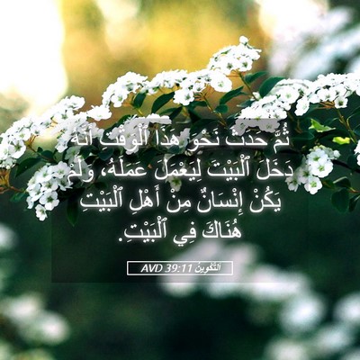 Picture 05 - اَلتَّكْوِينُ 39:11 AVD - ثُمَّ حَدَثَ نَحْوَ هَذَا - Bible Verse Picture