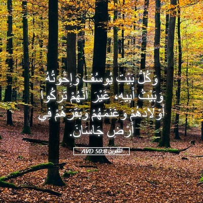 Picture 05 - اَلتَّكْوِينُ 50:8 AVD - وَكُلُّ بَيْتِ يُوسُفَ - Bible Verse Picture