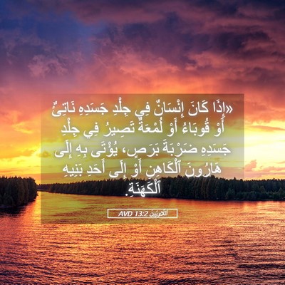 Picture 05 - اَللَّاوِيِّينَ 13:2 AVD - «إِذَا كَانَ إِنْسَانٌ فِي - Bible Verse Picture