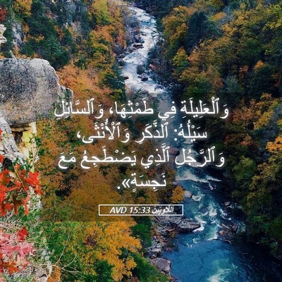 Picture 05 - اَللَّاوِيِّينَ 15:33 AVD - وَٱلْعَلِيلَةِ فِي - Bible Verse Picture