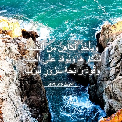 Picture 05 - اَللَّاوِيِّينَ 2:9 AVD - وَيَأْخُذُ ٱلْكَاهِنُ - Bible Verse Picture