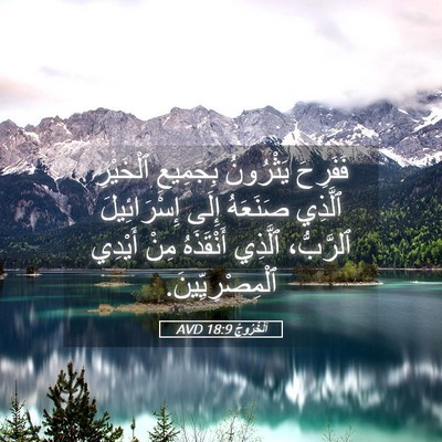 Picture 05 - اَلْخُرُوجُ 18:9 AVD - فَفَرِحَ يَثْرُونُ - Bible Verse Picture