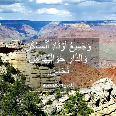 Picture 05 - اَلْخُرُوجُ 38:20 AVD - وَجَمِيعُ أَوْتَادِ - Bible Verse Picture