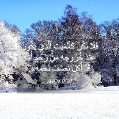 Picture 05 - اَلْعَدَد 12:12 AVD - فَلَا تَكُنْ كَٱلْمَيْتِ - Bible Verse Picture