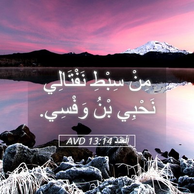 Picture 05 - اَلْعَدَد 13:14 AVD - مِنْ سِبْطِ نَفْتَالِي - Bible Verse Picture