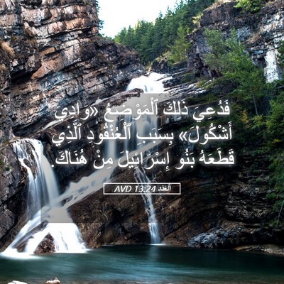 Picture 05 - اَلْعَدَد 13:24 AVD - فَدُعِيَ ذَلِكَ - Bible Verse Picture