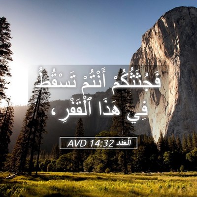 Picture 05 - اَلْعَدَد 14:32 AVD - فَجُثَثُكُمْ أَنْتُمْ - Bible Verse Picture