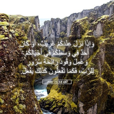 Picture 05 - اَلْعَدَد 15:14 AVD - وَإِذَا نَزَلَ عِنْدَكُمْ - Bible Verse Picture