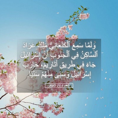 Picture 05 - اَلْعَدَد 21:1 AVD - وَلَمَّا سَمِعَ - Bible Verse Picture