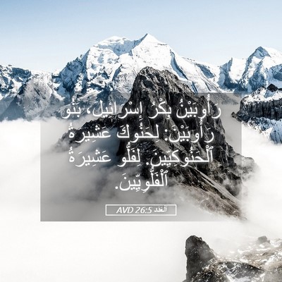 Picture 05 - اَلْعَدَد 26:5 AVD - رَأُوبَيْنُ بِكْرُ - Bible Verse Picture