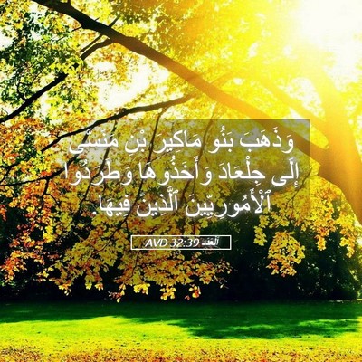 Picture 05 - اَلْعَدَد 32:39 AVD - وَذَهَبَ بَنُو مَاكِيرَ - Bible Verse Picture