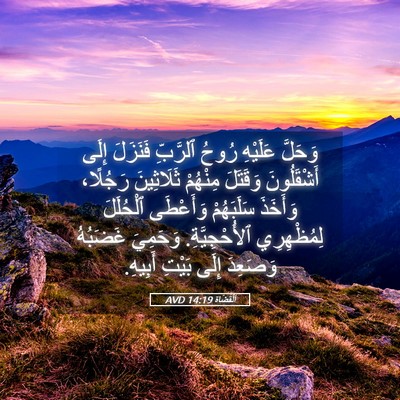 Picture 05 - اَلْقُضَاة 14:19 AVD - وَحَلَّ عَلَيْهِ رُوحُ - Bible Verse Picture
