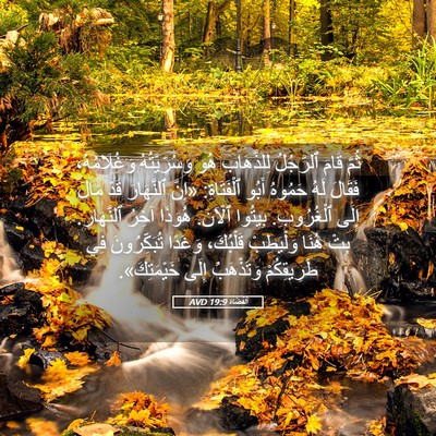 Picture 05 - اَلْقُضَاة 19:9 AVD - ثُمَّ قَامَ ٱلرَّجُلُ - Bible Verse Picture