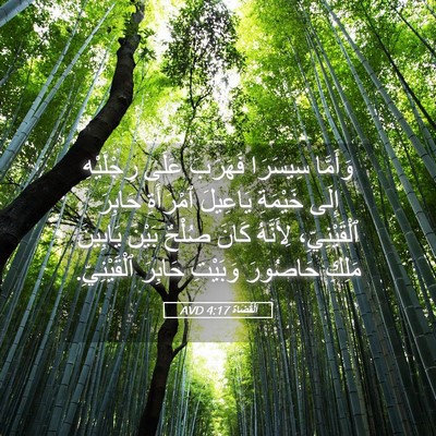 Picture 05 - اَلْقُضَاة 4:17 AVD - وَأَمَّا سِيسَرَا - Bible Verse Picture