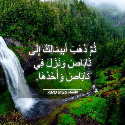Picture 05 - اَلْقُضَاة 9:50 AVD - ثُمَّ ذَهَبَ أَبِيمَالِكُ - Bible Verse Picture
