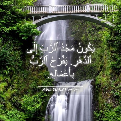 Picture 05 - اَلْمَزَامِيرُ 104:31 AVD - يَكُونُ مَجْدُ ٱلرَّبِّ - Bible Verse Picture