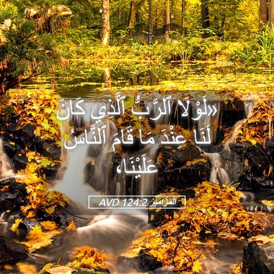 Picture 05 - اَلْمَزَامِيرُ 124:2 AVD - «لَوْلَا ٱلرَّبُّ ٱلَّذِي - Bible Verse Picture