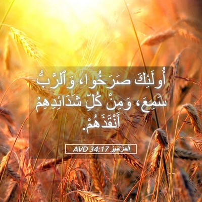 Picture 05 - اَلْمَزَامِيرُ 34:17 AVD - أُولَئِكَ صَرَخُوا، - Bible Verse Picture