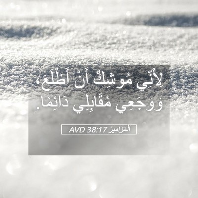 Picture 05 - اَلْمَزَامِيرُ 38:17 AVD - لِأَنِّي مُوشِكٌ أَنْ - Bible Verse Picture