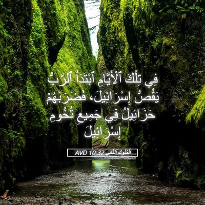 Picture 05 - اَلْمُلُوكِ ٱلثَّانِي 10:32 AVD - فِي تِلْكَ ٱلْأَيَّامِ - Bible Verse Picture