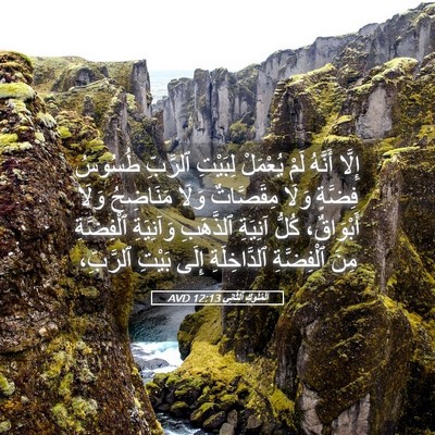 Picture 05 - اَلْمُلُوكِ ٱلثَّانِي 12:13 AVD - إِلَّا أَنَّهُ لَمْ - Bible Verse Picture