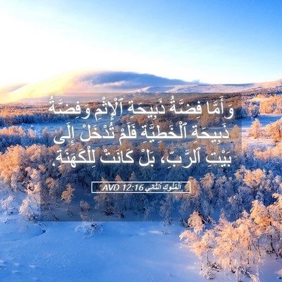 Picture 05 - اَلْمُلُوكِ ٱلثَّانِي 12:16 AVD - وَأَمَّا فِضَّةُ - Bible Verse Picture