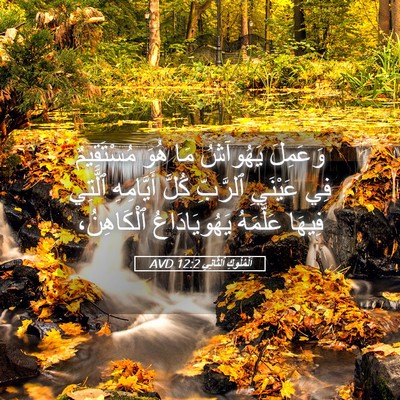 Picture 05 - اَلْمُلُوكِ ٱلثَّانِي 12:2 AVD - وَعَمِلَ يَهُوآشُ مَا هُوَ - Bible Verse Picture