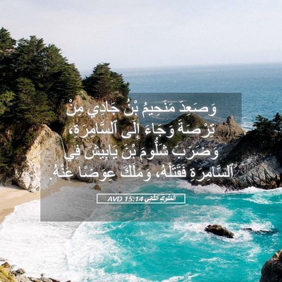 Picture 05 - اَلْمُلُوكِ ٱلثَّانِي 15:14 AVD - وَصَعِدَ مَنَحِيمُ بْنُ - Bible Verse Picture