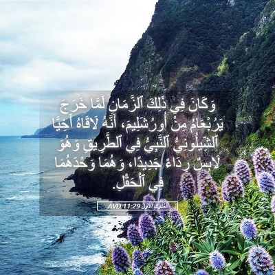 Picture 05 - اَلْمُلُوكِ ٱلْأَوَّلُ 11:29 AVD - وَكَانَ فِي ذَلِكَ - Bible Verse Picture