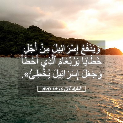 Picture 05 - اَلْمُلُوكِ ٱلْأَوَّلُ 14:16 AVD - وَيَدْفَعُ إِسْرَائِيلَ - Bible Verse Picture