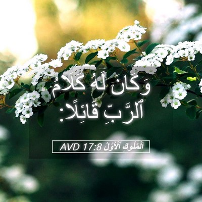Picture 05 - اَلْمُلُوكِ ٱلْأَوَّلُ 17:8 AVD - وَكَانَ لَهُ كَلَامُ - Bible Verse Picture