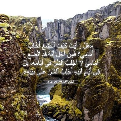 Picture 05 - اَلْمُلُوكِ ٱلْأَوَّلُ 21:29 AVD - «هَلْ رَأَيْتَ كَيْفَ - Bible Verse Picture