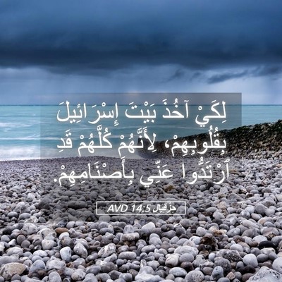 Picture 05 - حِزْقِيَال 14:5 AVD - لِكَيْ آخُذَ بَيْتَ - Bible Verse Picture